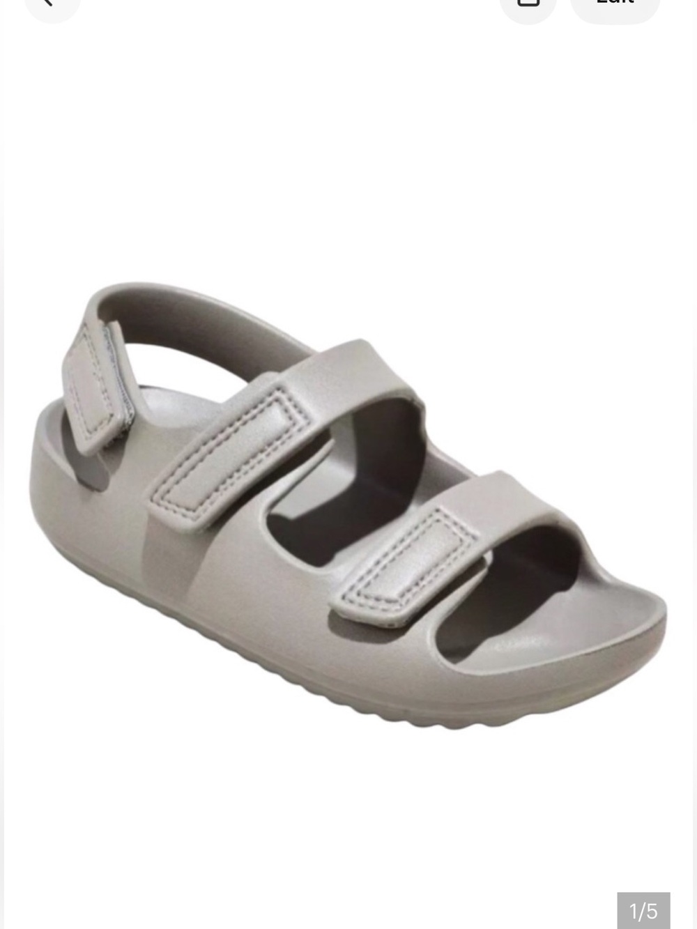 Art Class Hartley Unisex Sandals in Gray